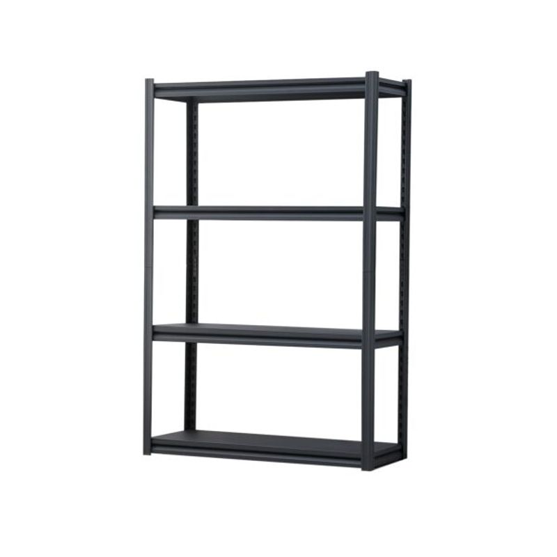 IGPRO - Estante Metálico 4 Repisas Acero 152x60x35cm Negro