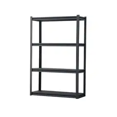 IGPRO - Estante Metálico 4 Repisas Acero 152x60x35cm Negro