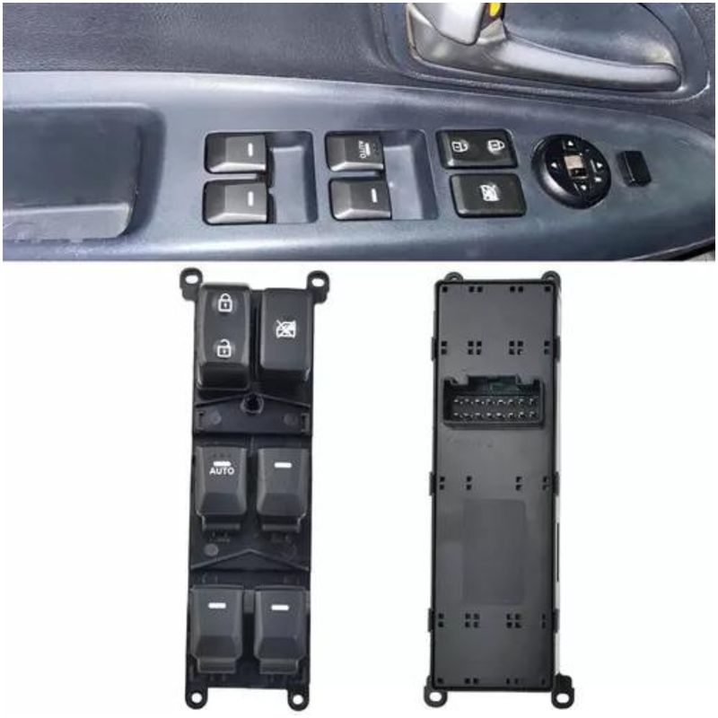 GENERICO - Botonera Alzavidrios Para Kia Rio 4 Puertas 2012 - 2015 16pn