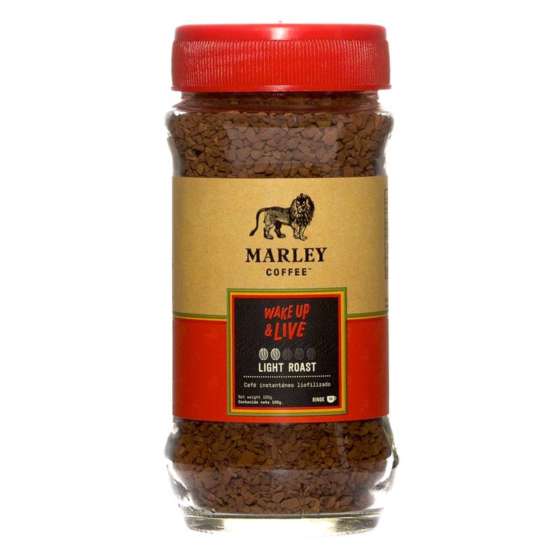 MARLEY COFFEE - Café Liofilizado Wake Up And Live 100 g