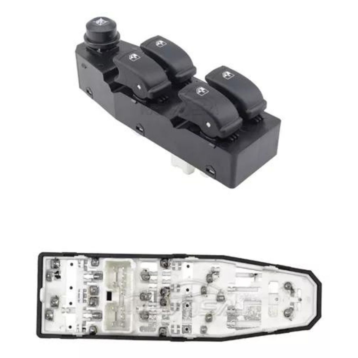 GENERICO - Botonera Alzavidrio Para Chevrolet Aveo Sedan 2007-2011