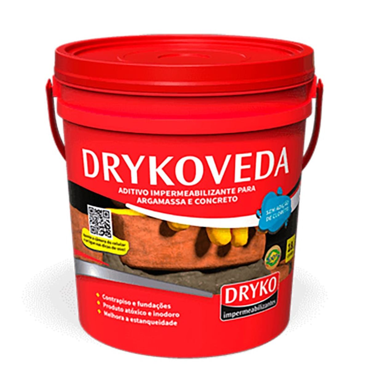 GENERICO - Drykoveda 18lts Aditivo Impermeabilizante Mortero-hormigón