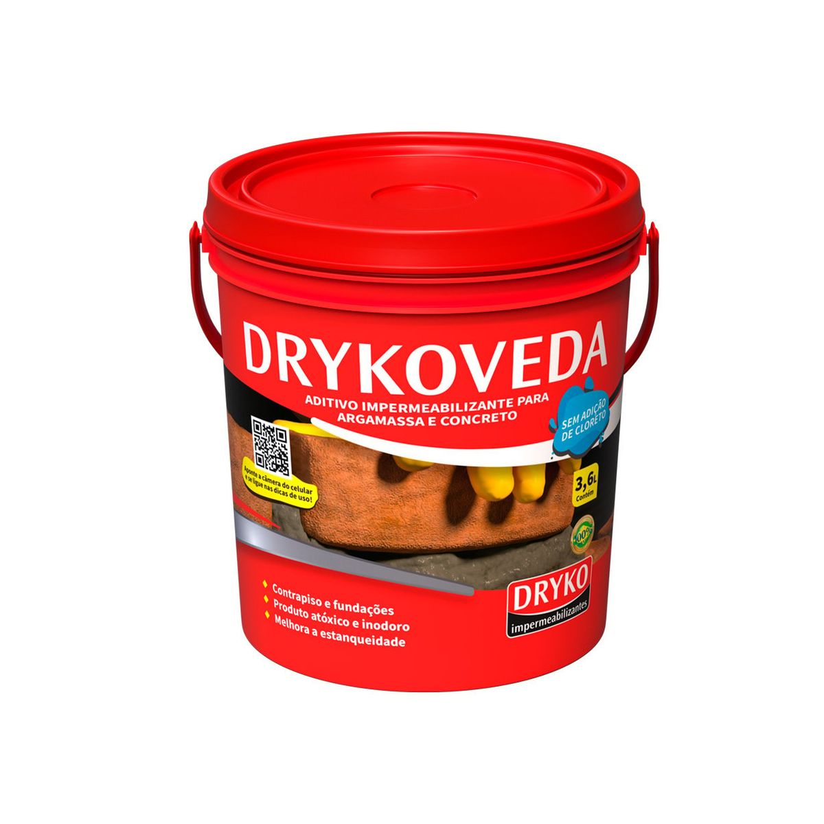 GENERICO - Drykoveda 3.6 Lts Aditivo Impermeabilizante Mortero-hormigón