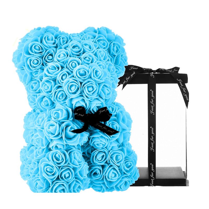 GENERICO - Oso De Rosas Oso De Flores Artificial Regalos Dia Del Amor