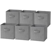 Pack 6 Cajas Cubo Organizador Plegables Closet Ropa