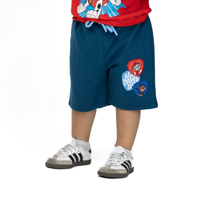 PAW PATROL - Short Niño All Paws In Azul Paw Patrol