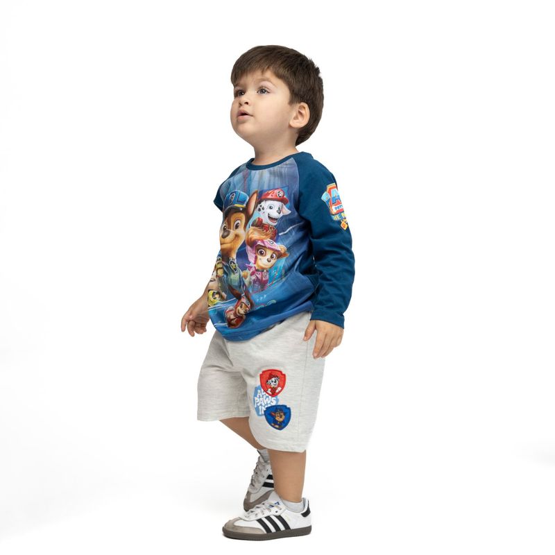 PAW PATROL - Short Niño All Paws In Gris Paw Patrol