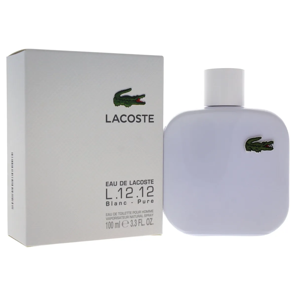 LACOSTE - Lacoste Eau De Lacoste L.12.12 Blanc by Lacoste for Men - 100 ml.