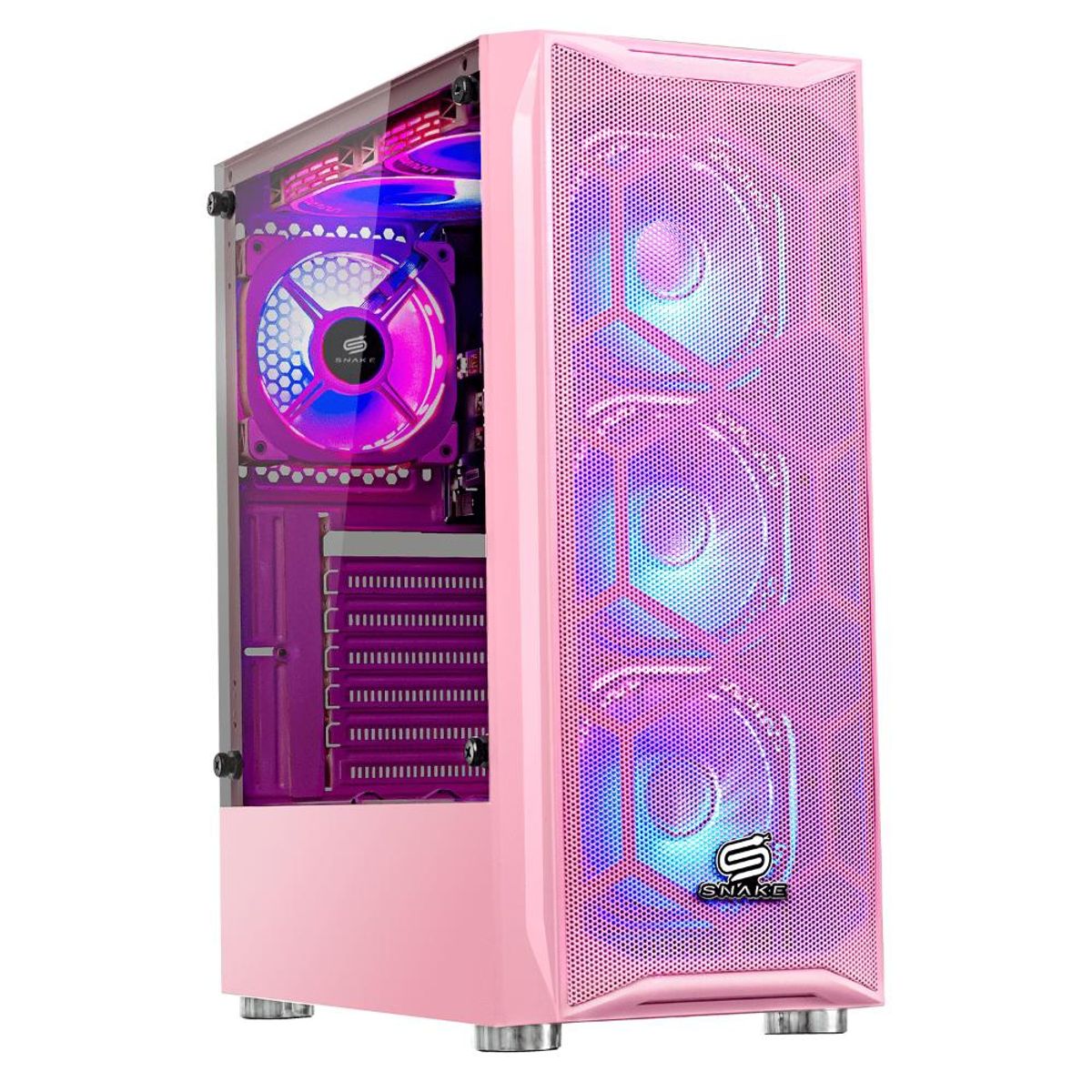 SNAKE GAMER - Pc Gamer Vibora Pink V1 AMD Ryzen 5 4600G, SSD 256GB, RAM 16 GB