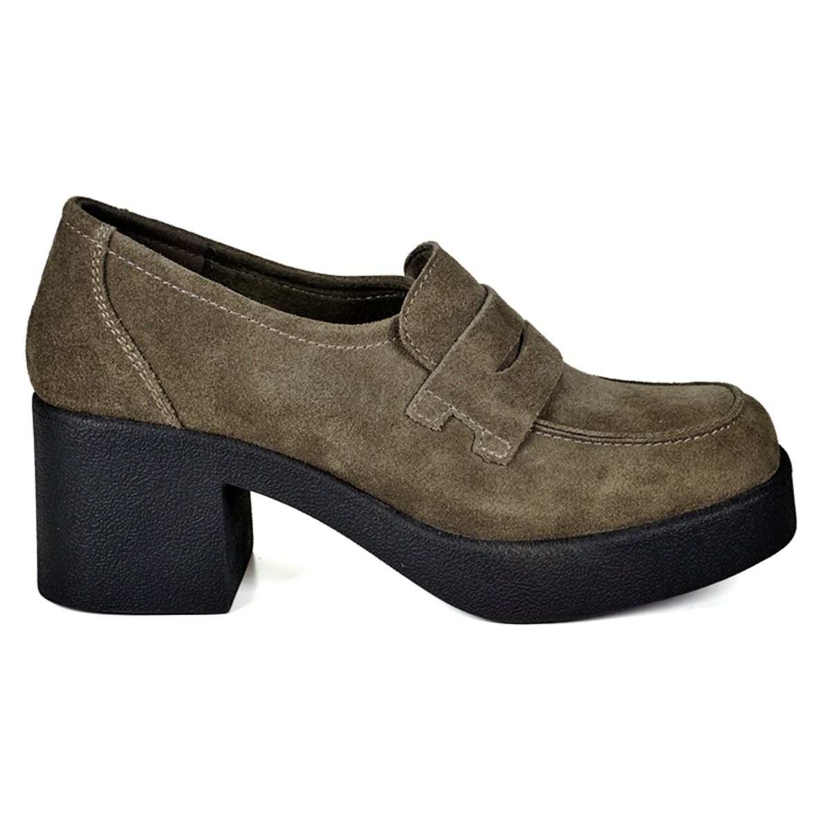 DEGAS - Zapato Cuero Syriana Gris DEGAS