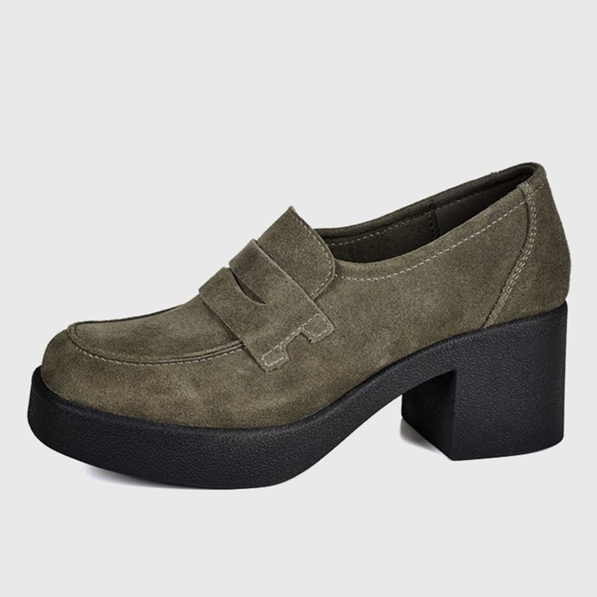 DEGAS - Zapato Cuero Syriana Gris DEGAS