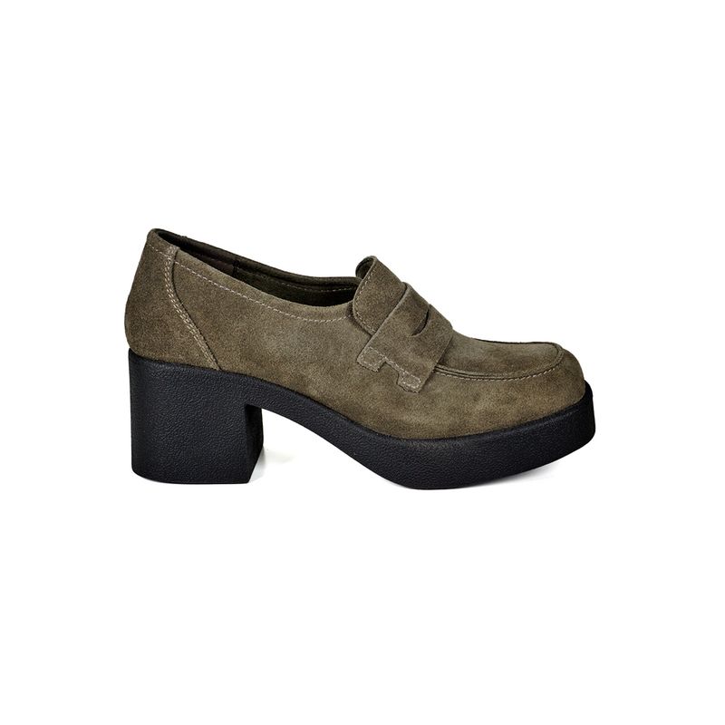 DEGAS - Zapato Cuero Syriana Gris DEGAS