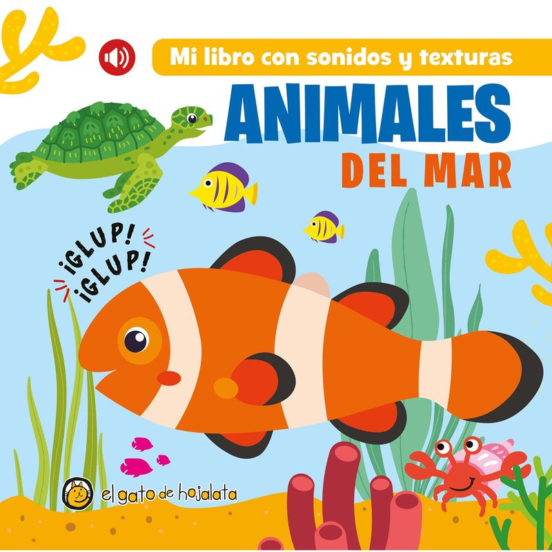 EDITORIAL GUADAL - Libro Animales Del Mar Con Sonido y Texturas