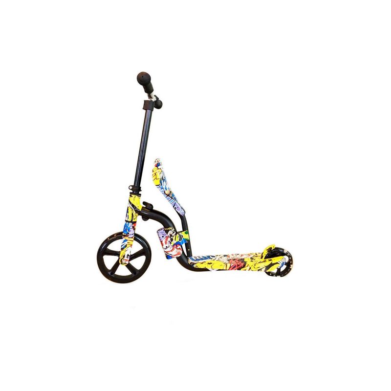 GENERICO - Scooter Aluminio 2 Ruedas Led Diseño Con Asiento - SC