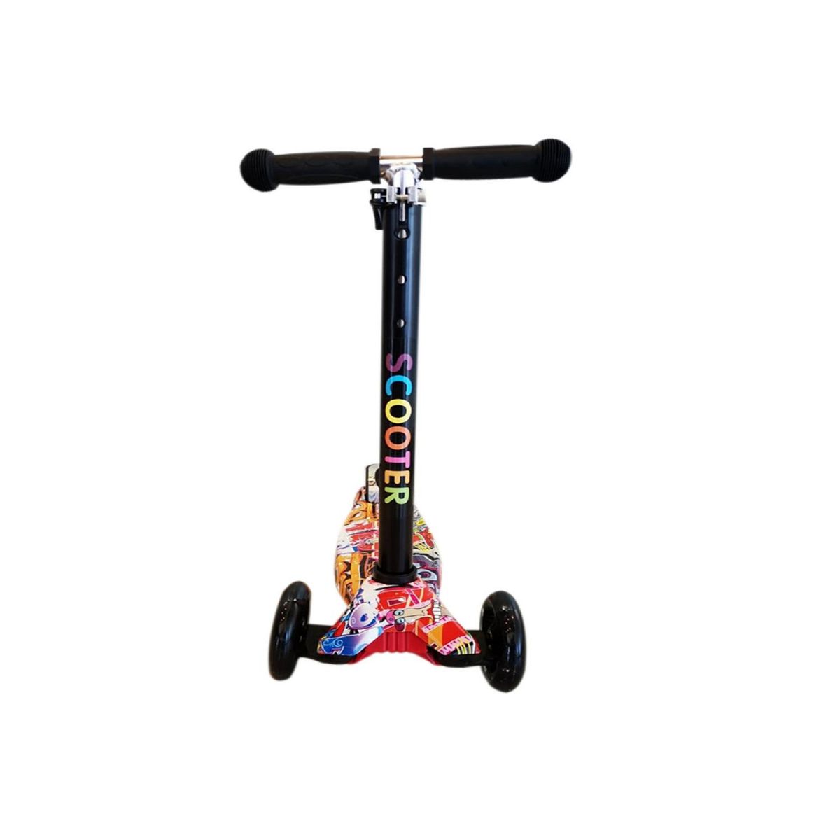 GENERICO - Scooter Aluminio De 4 Ruedas Diseño - SC