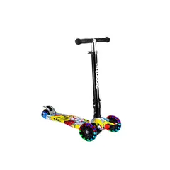 GENERICO - Scooter Aluminio De 4 Ruedas Iluminadas Diseño - SC