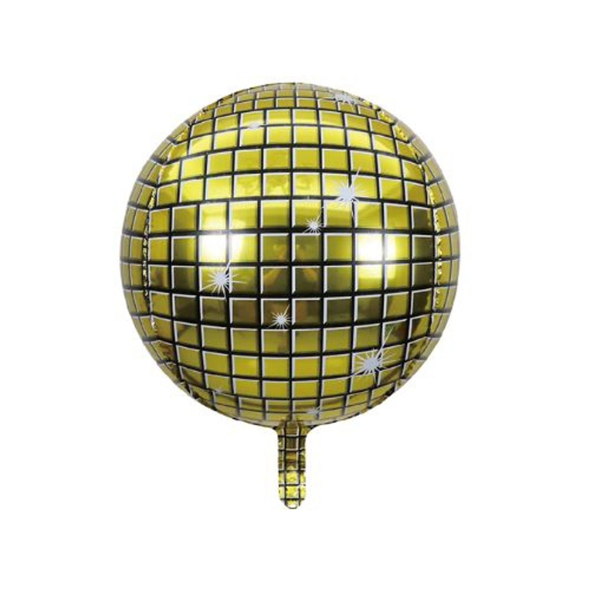 GENERICO - Globo Bola Disco Metalizado Color Dorado 56 Cm Latex