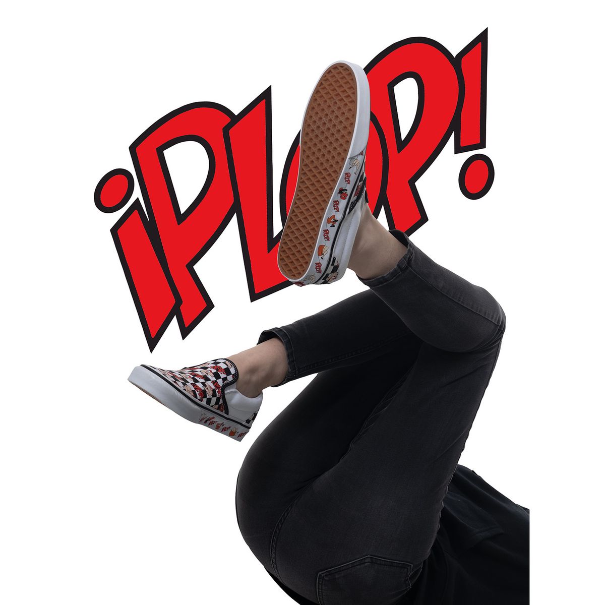 VANS - Zapatilla Urbana Condorito Unisex Slip-on Rojo VANS