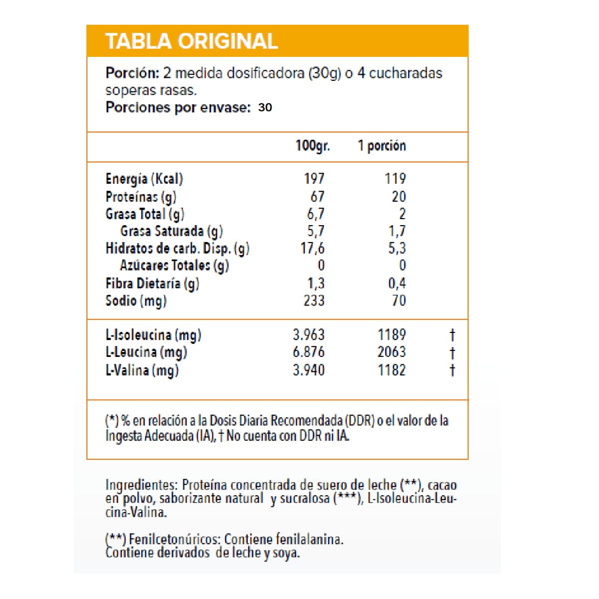 INTEGRALMEDICA - Whey 100% Pure, Whey Protein (2 Lb) - Original - VAINILLA