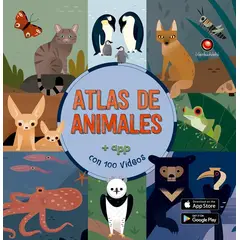 EDITORIAL CONTRAPUNTO - Atlas Animado - Atlas De Animales (Con App)