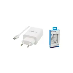 PHILCO - Cargador USB Inteligente Con Cable Micro USB