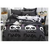 CUBRECAMA REVERSIBLE 1.5 PLAZA OSO PANDA QUILT DE VERANO DELGADO TF