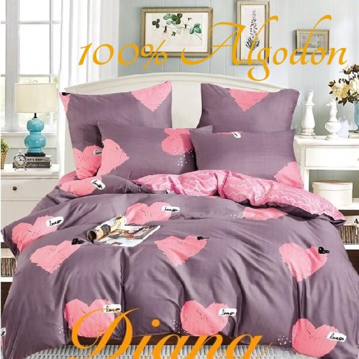 GENERICO - Cubrecama Reversible delgado de Verano 2.0 Plaza