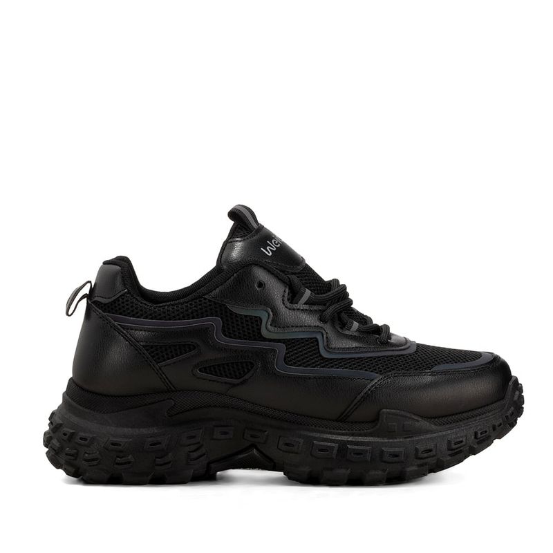 WEIDE - Zapatillas Negro Casual Mujer Weide SL02