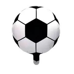 GENERICO - Globo Diseño Pelota Futbol Color Blanco Negro 45 Cm