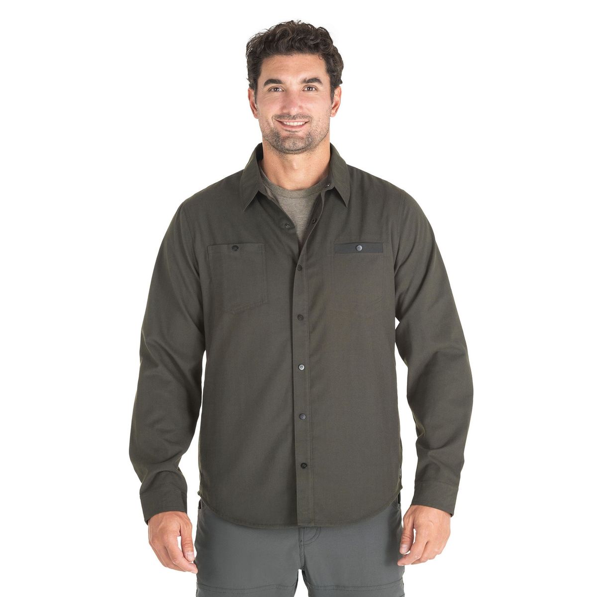PANAMA JACK - Chaqueta Hombre Overshirt Gris Panama Jack