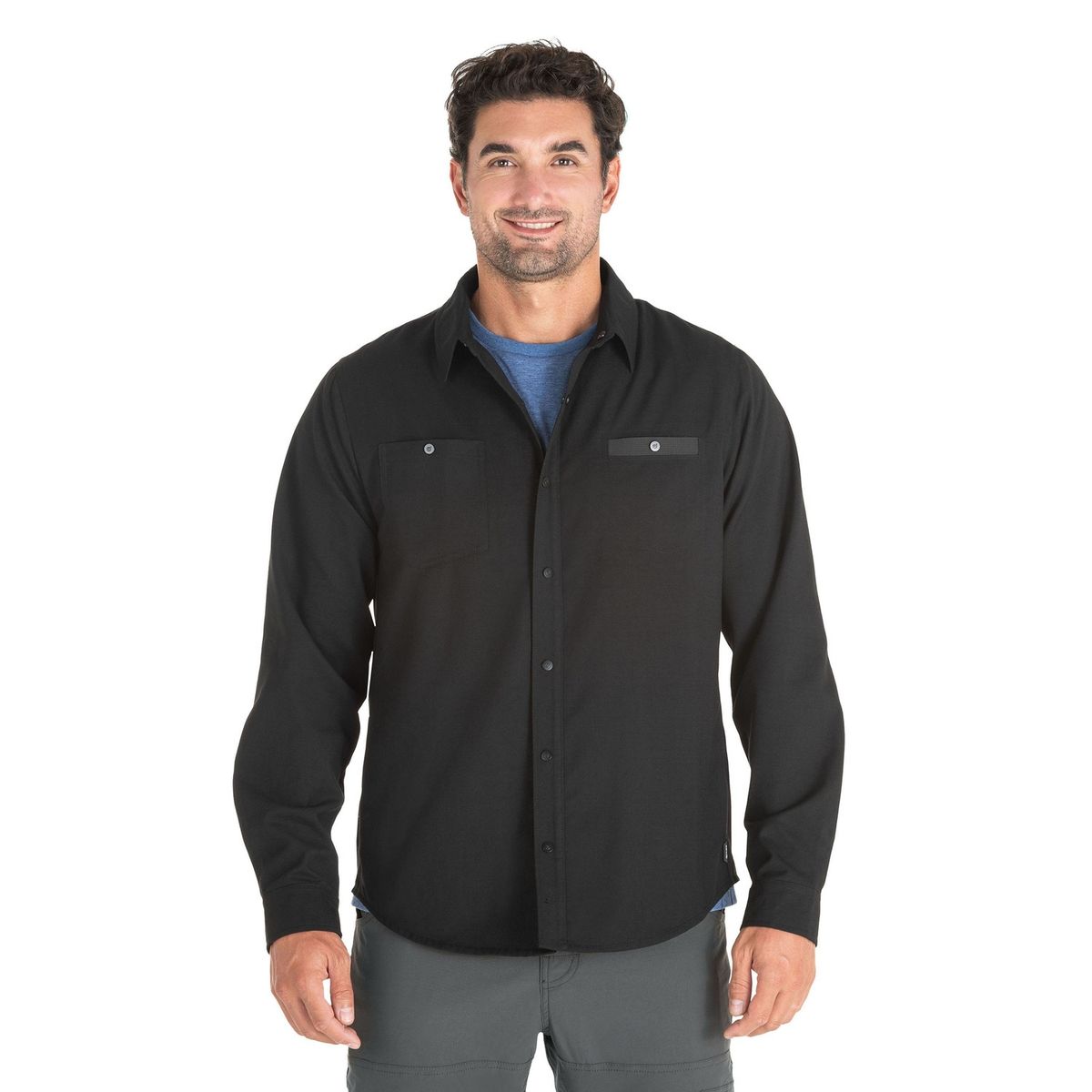 PANAMA JACK - Chaqueta Hombre Overshirt Negro Panama Jack