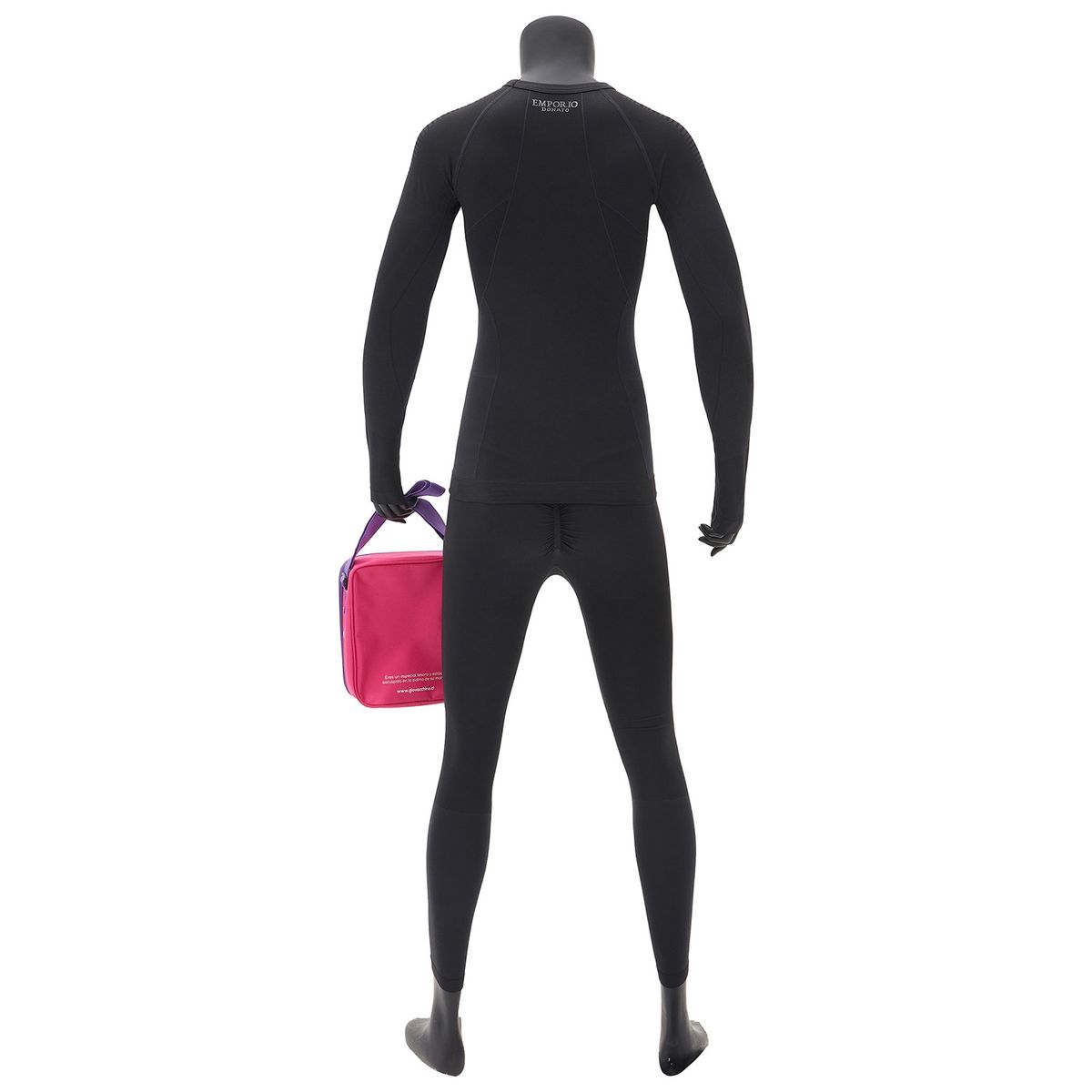 GIOVACCHINO - Pack Camiseta y Calza Deportiva Primera Capa Mujer+Bolso Regalo