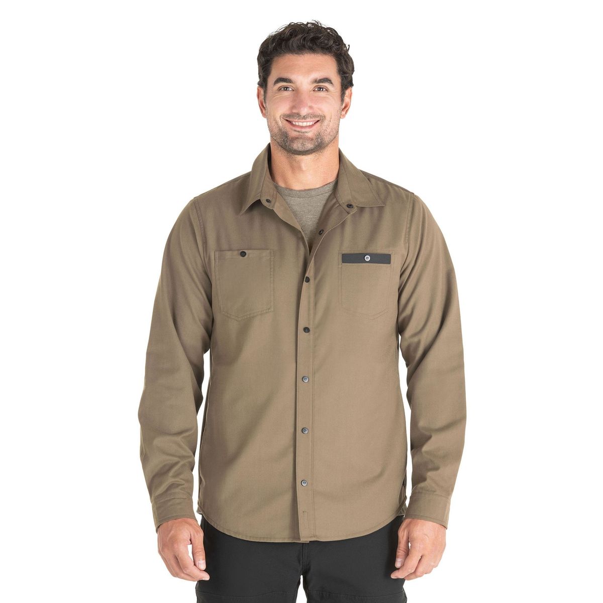 PANAMA JACK - Chaqueta Hombre Overshirt Caqui Panama Jack