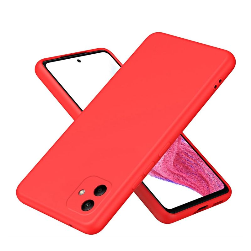 JOIGO - Carcasa Para Samsung A15 Goma Rojo