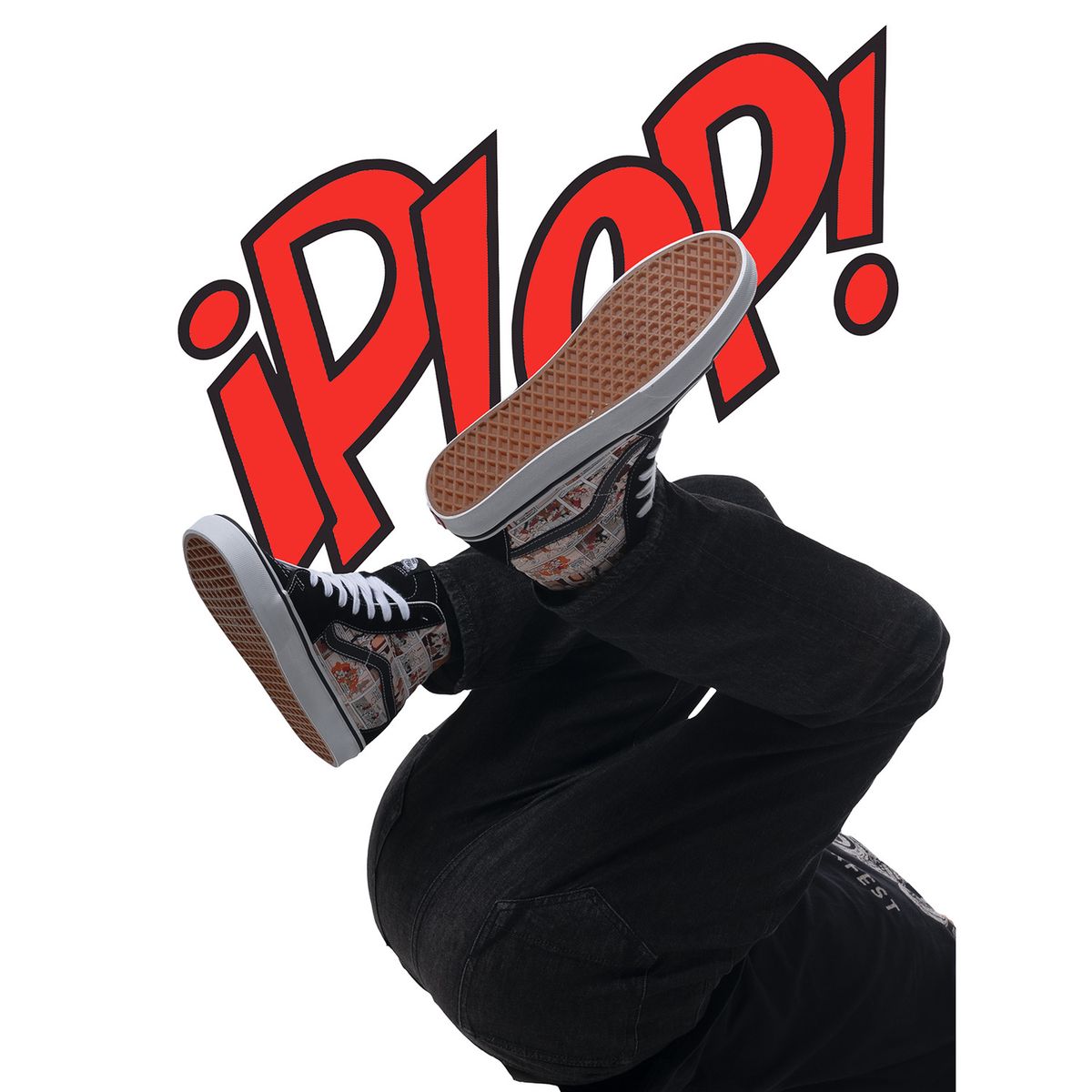 VANS - Zapatilla Urbana Condorito Unisex Sk8-Hi Negro VANS