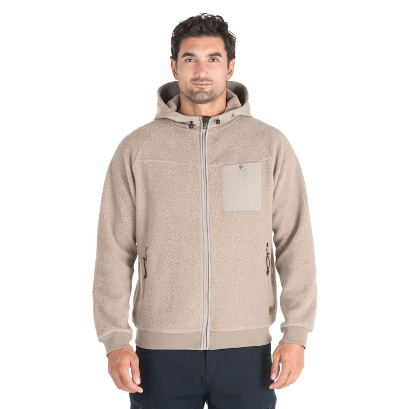 PANAMA JACK - Poleron Polar Hombre Caqui Panama Jack