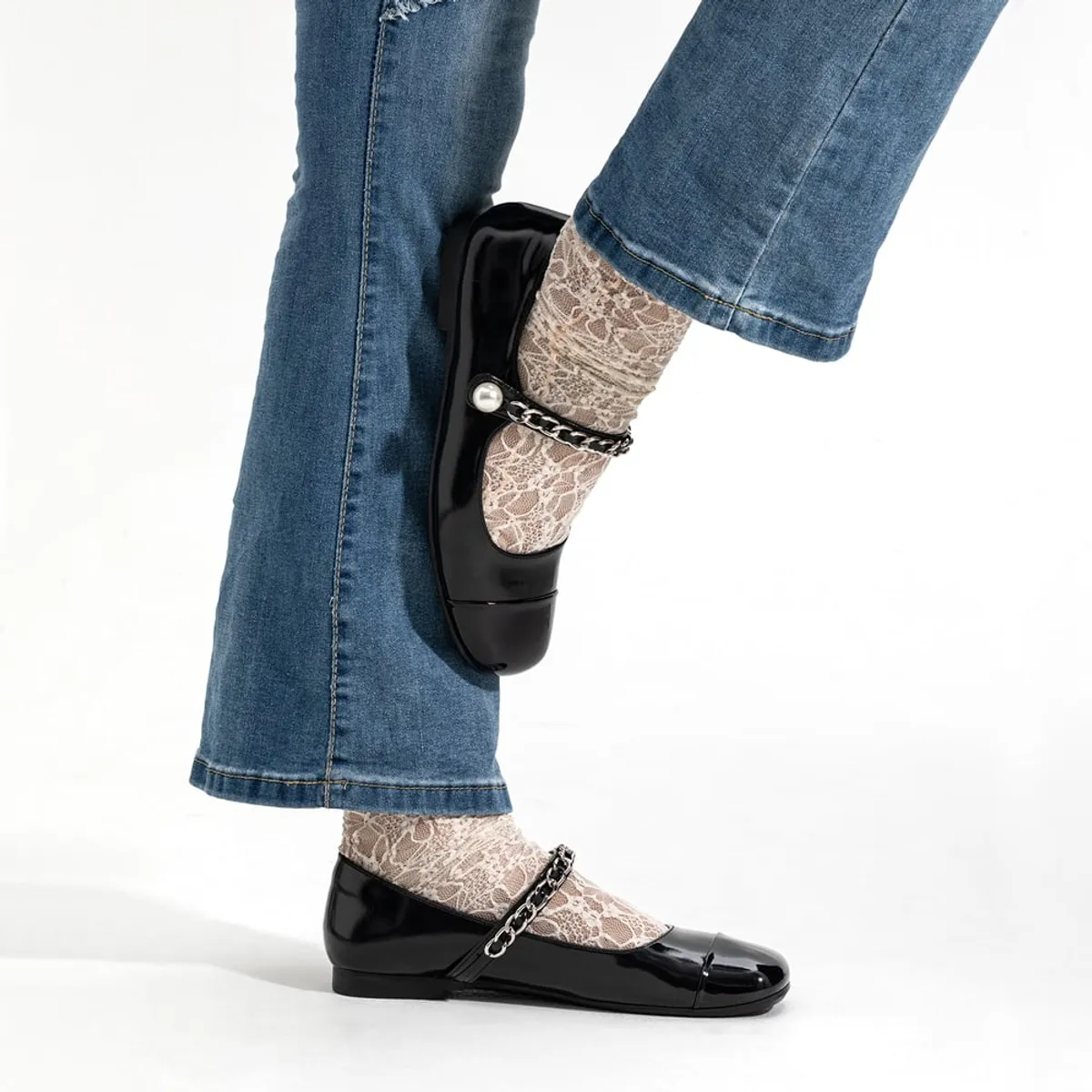 WEIDE - Zapatos Taco Negro Formal Mujer Weide YL68.