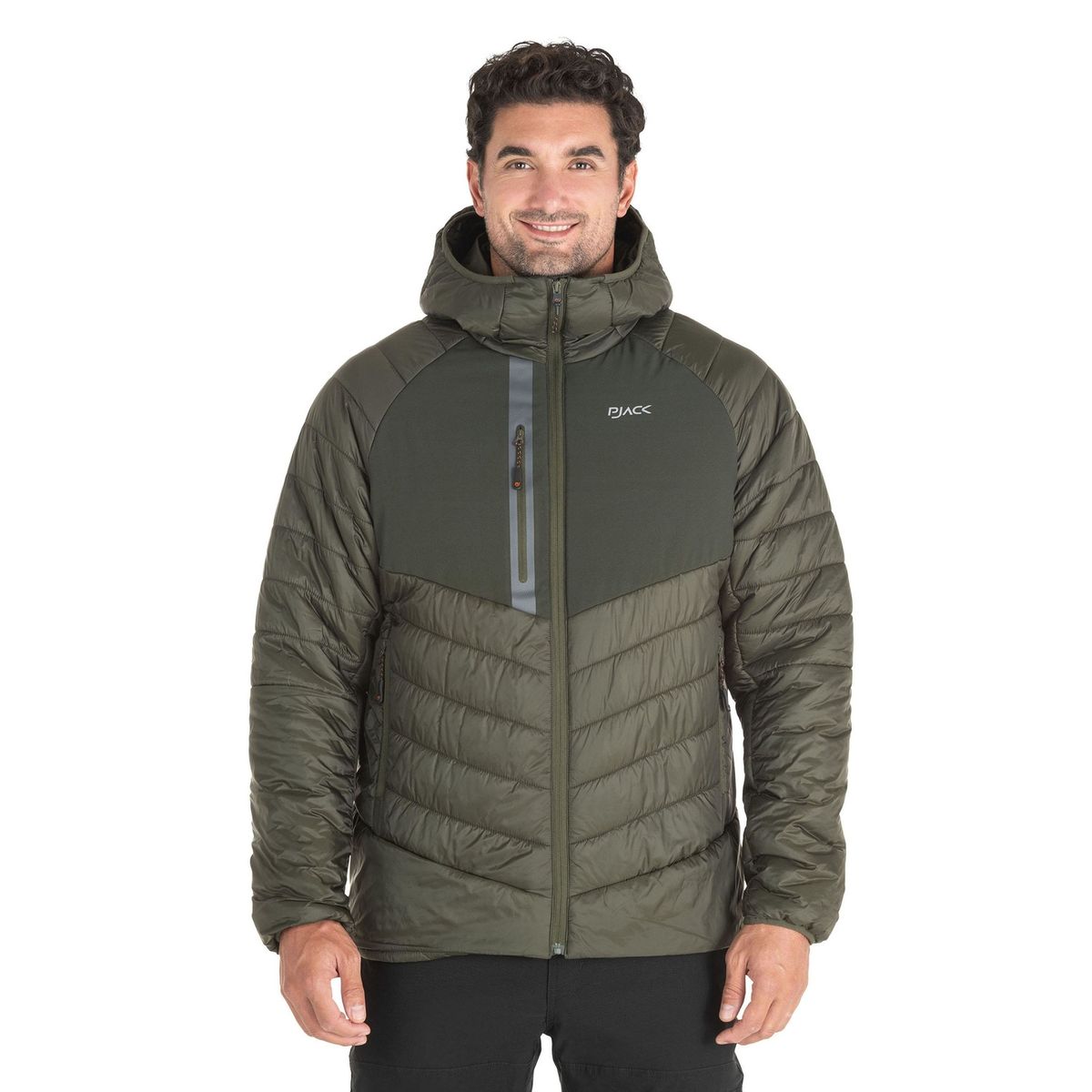 PANAMA JACK - Parka Hombre Verde Panama Jack