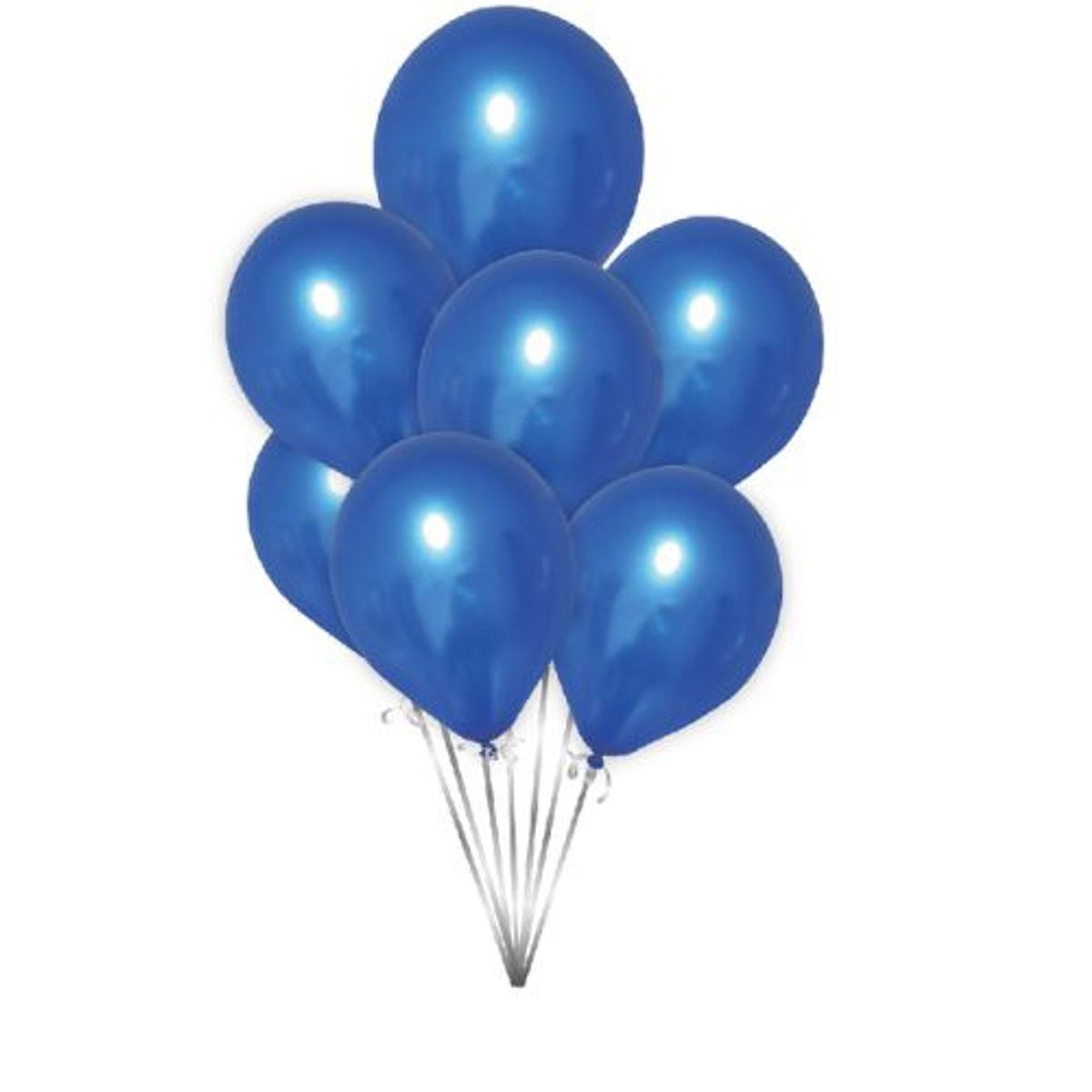 GENERICO - Globos Perlados Color Azul 50 Unidades 25 Cm