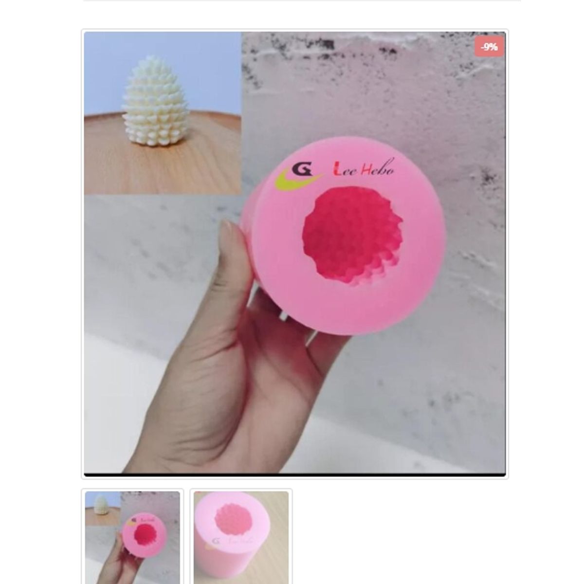 GENERICO - Molde Para Fondant Silicona Forma Molde Para Vela