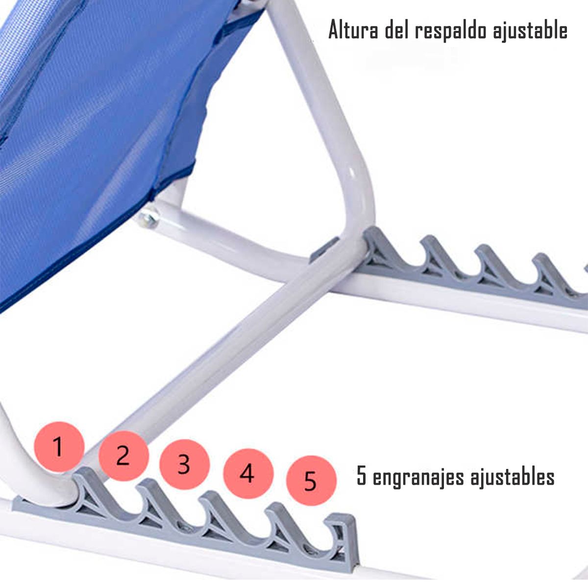 ONEDER - Respaldo Portatil Plegable Cama Para Sentar Enfermos