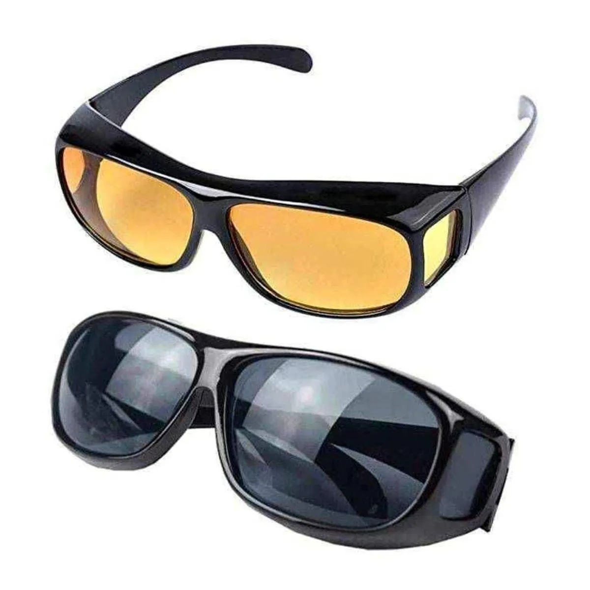 GENERICO - LENTES HD VISION DIA Y NOCHE 2X1 IDEAL PARA CONDUCIR PREMIUM