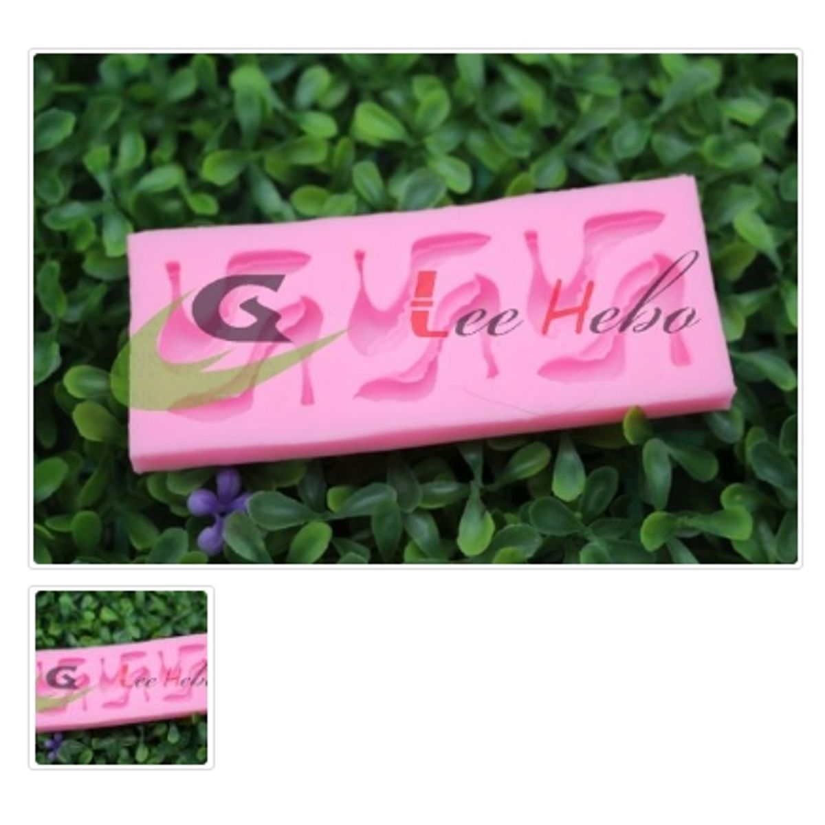 GENERICO - Molde Para Fondant Silicona Forma Tacones Zapatos
