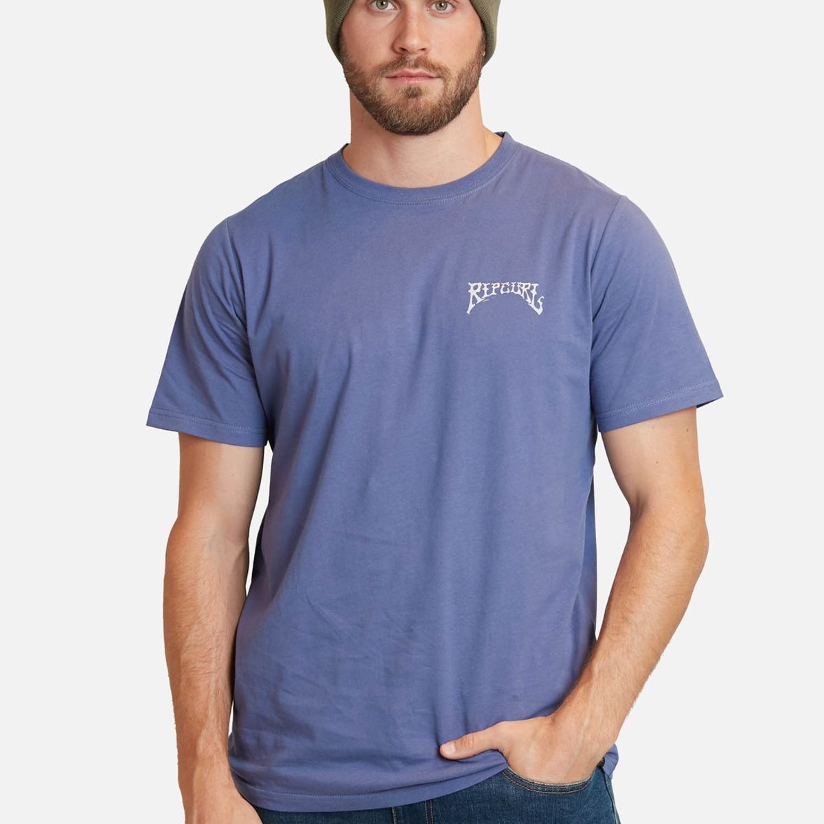RIP CURL - Polera Made For The Search Morado Hombre Rip Curl