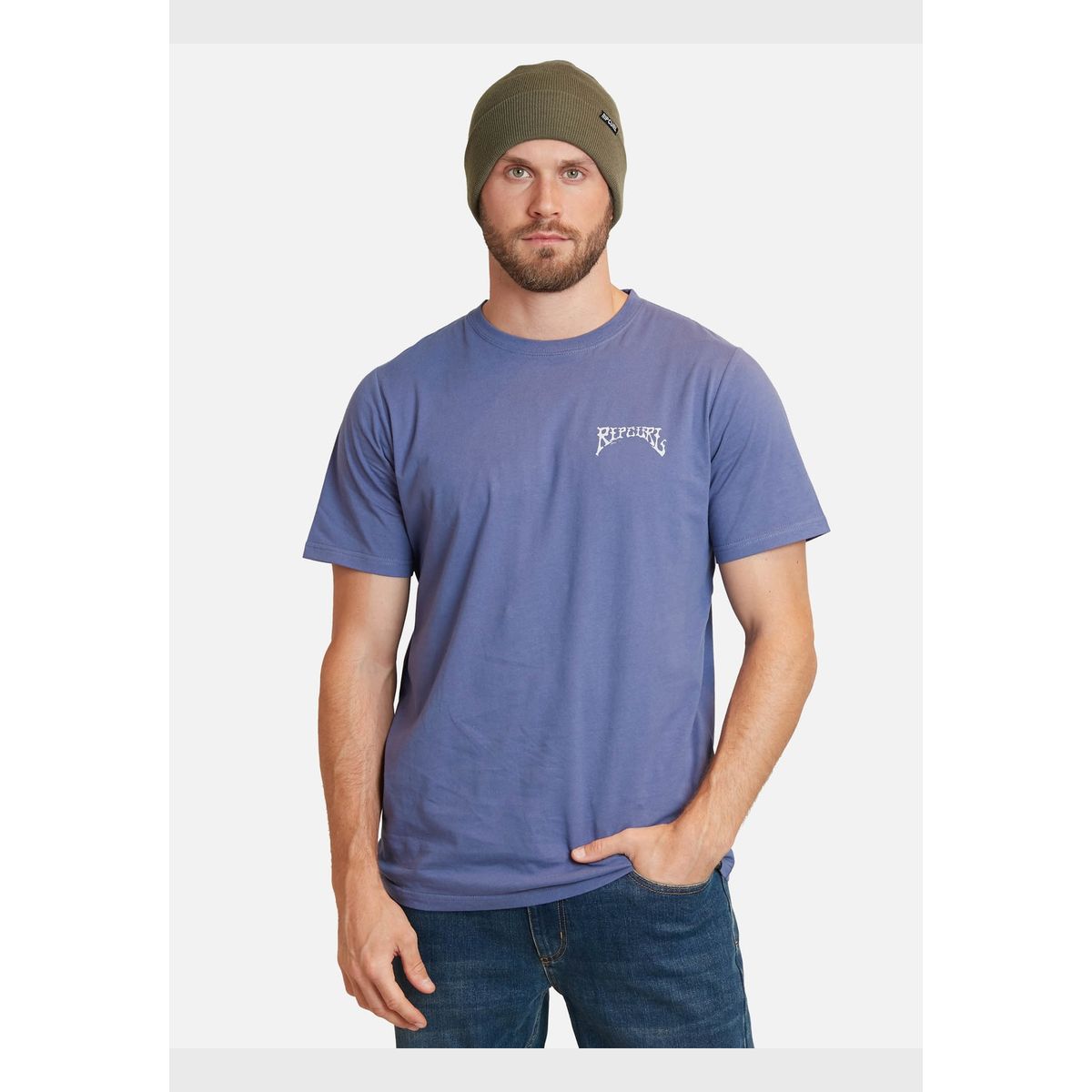 RIP CURL - Polera Made For The Search Morado Hombre Rip Curl