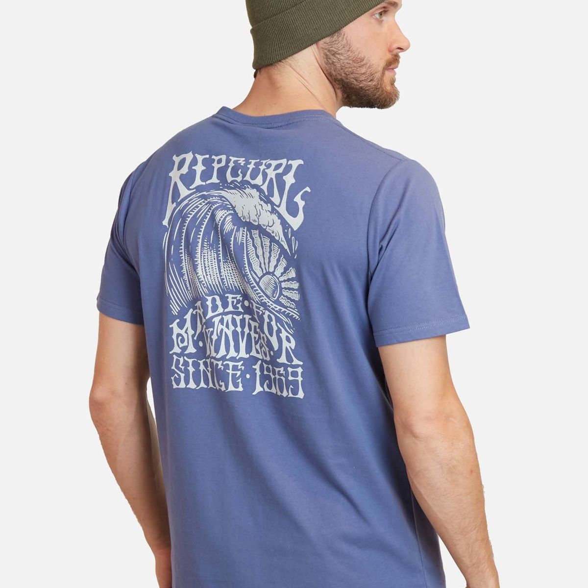 RIP CURL - Polera Made For The Search Morado Hombre Rip Curl