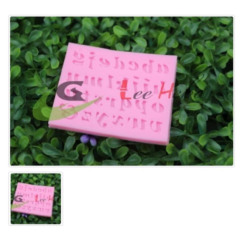 GENERICO - Molde Para Fondant Silicona Forma Molde De Letras