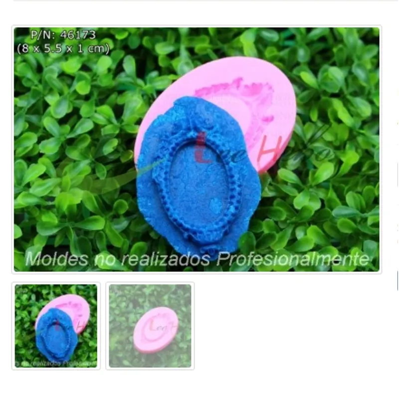 GENERICO - Molde Para Fondant Silicona Forma Marco De Espejo