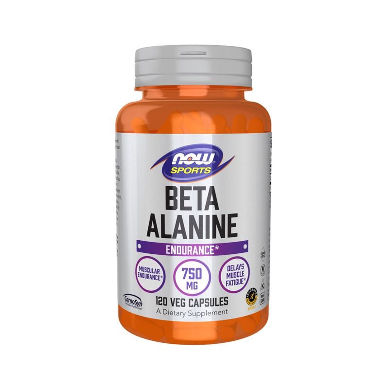 NOW - Beta Alanine 750 mg 120 caps - Now Foods.-