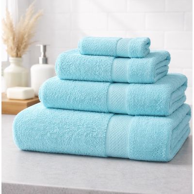 Imagen 2 del producto Set De Toalla Baño + Mano 4 Piezas De 400g Af By Celeste